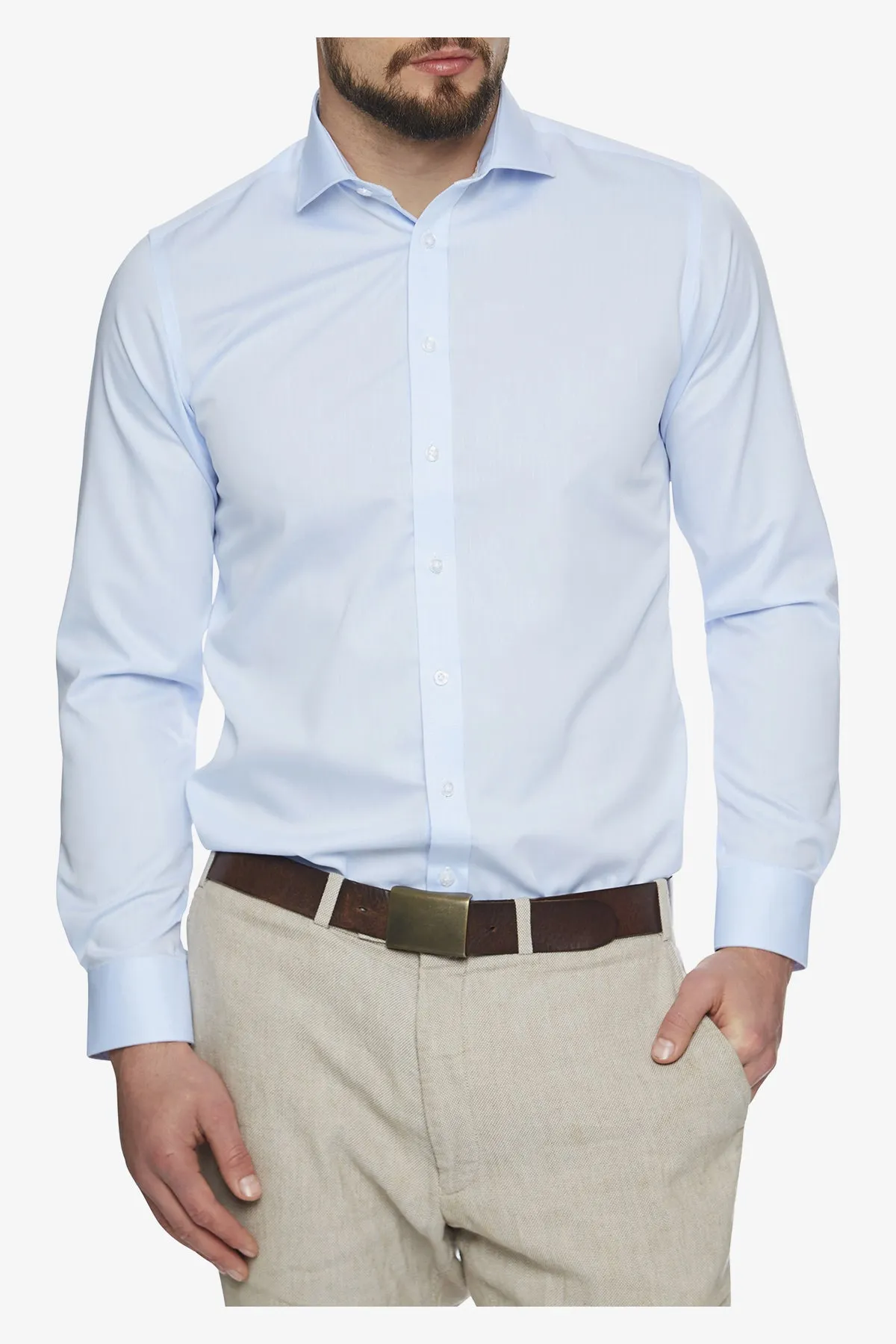 Abelard | Non-Iron Twill Slim Fit Business Shirt