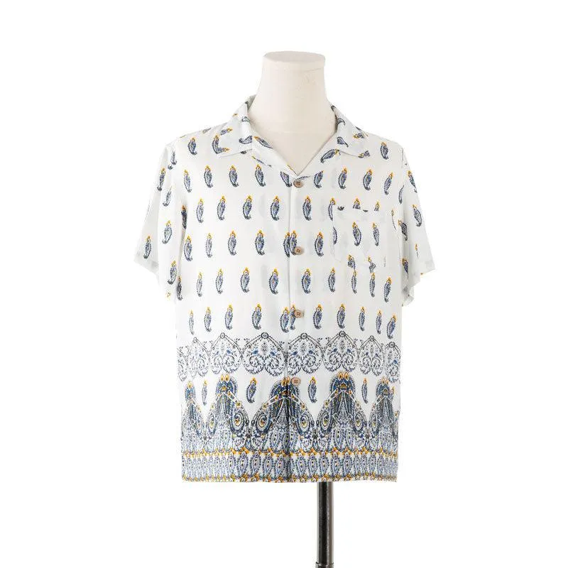 Boho Chic Family Matching Outfit - Flowy Skirts and Paisley Shirts