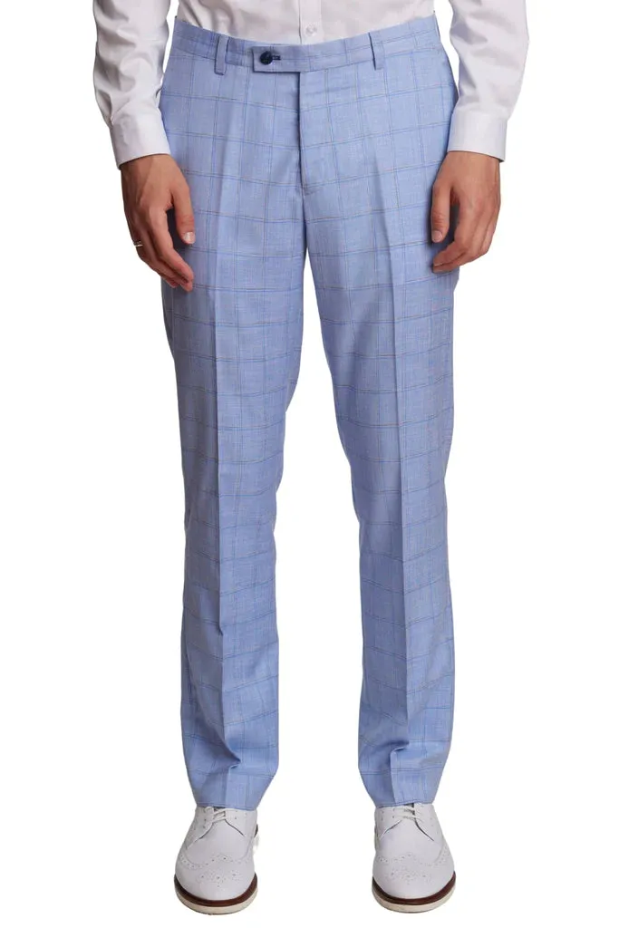 Downing Dress Pants - Blue Double Check