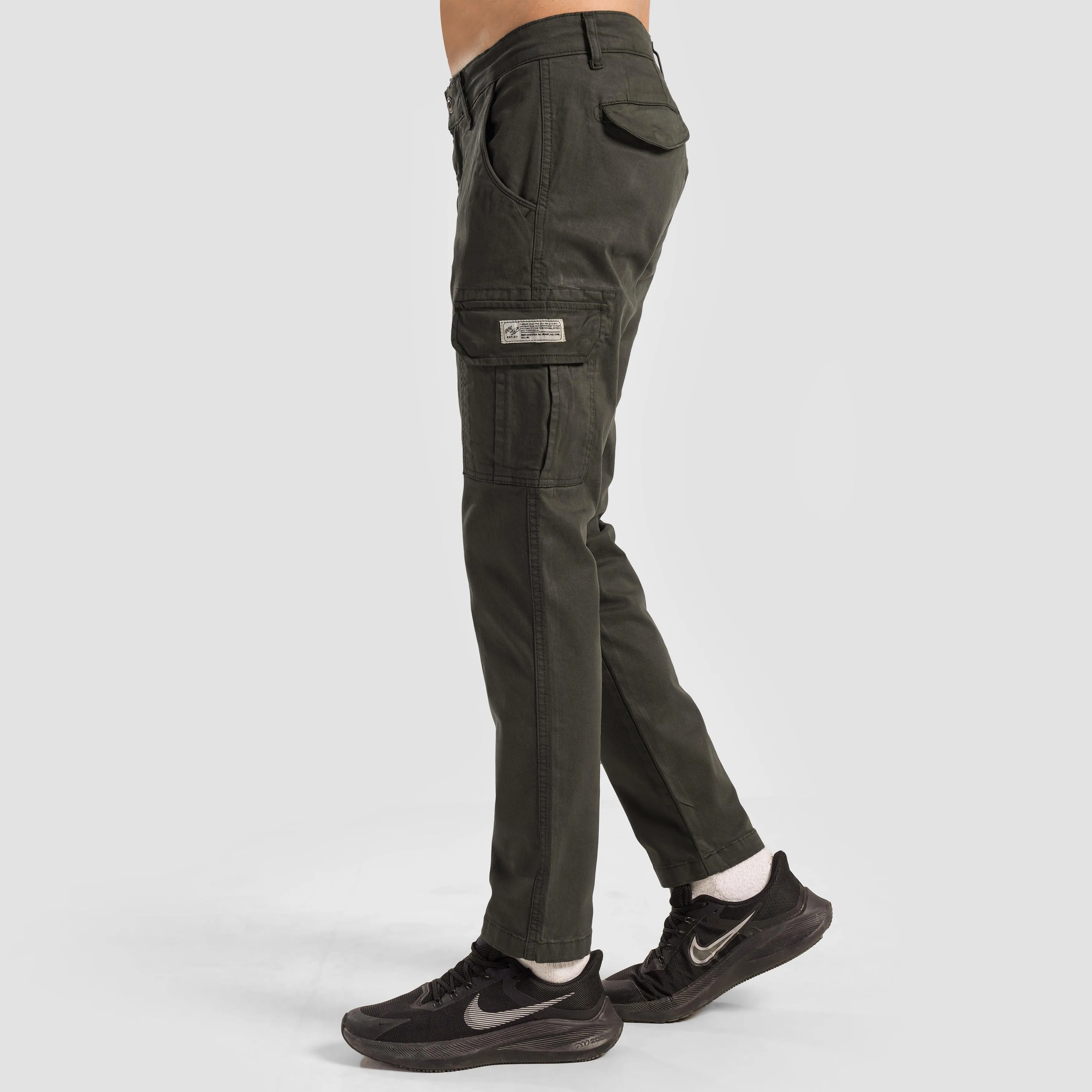 Essential Cargo Pants (Olive)