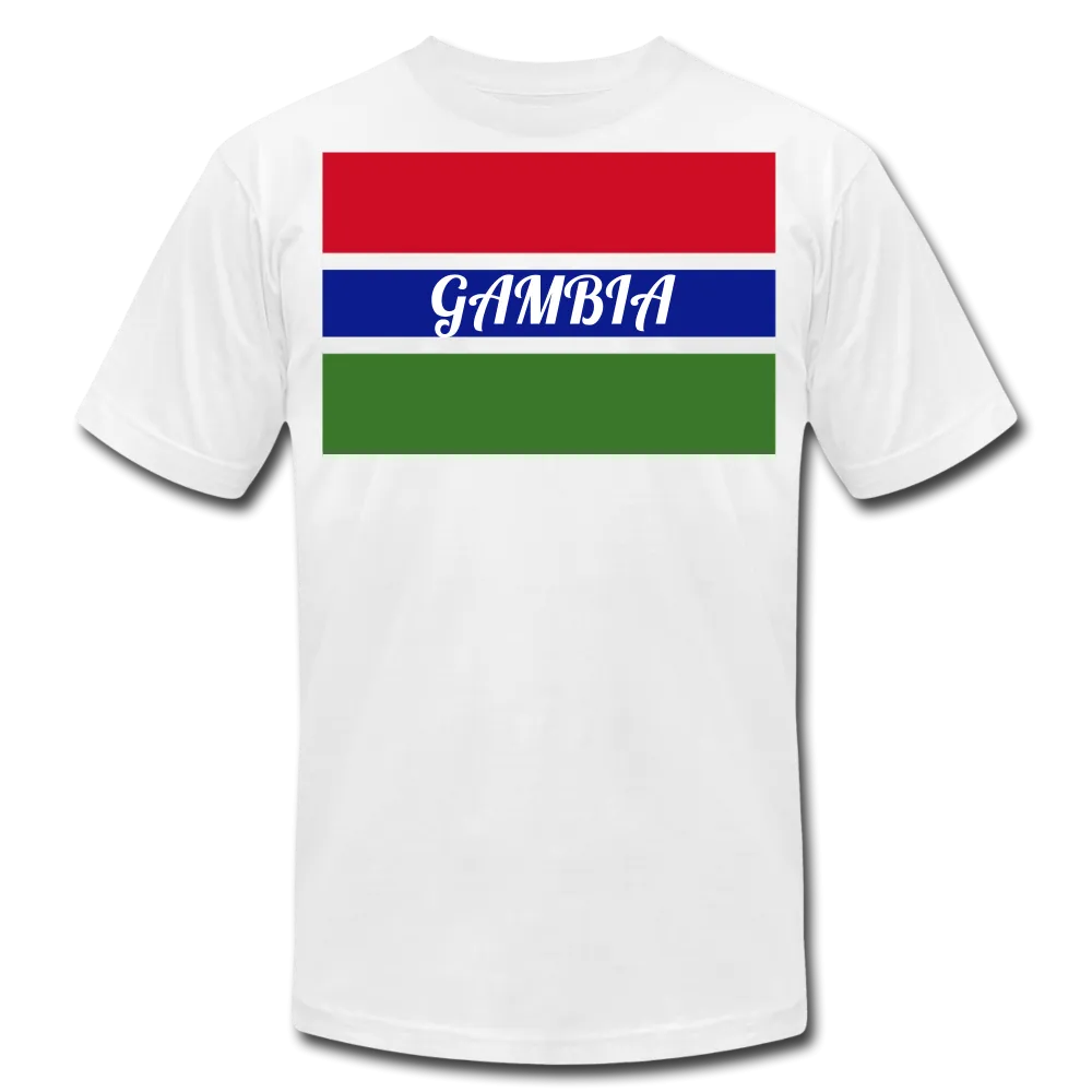 Gambian Flag Unisex Jersey T-Shirt