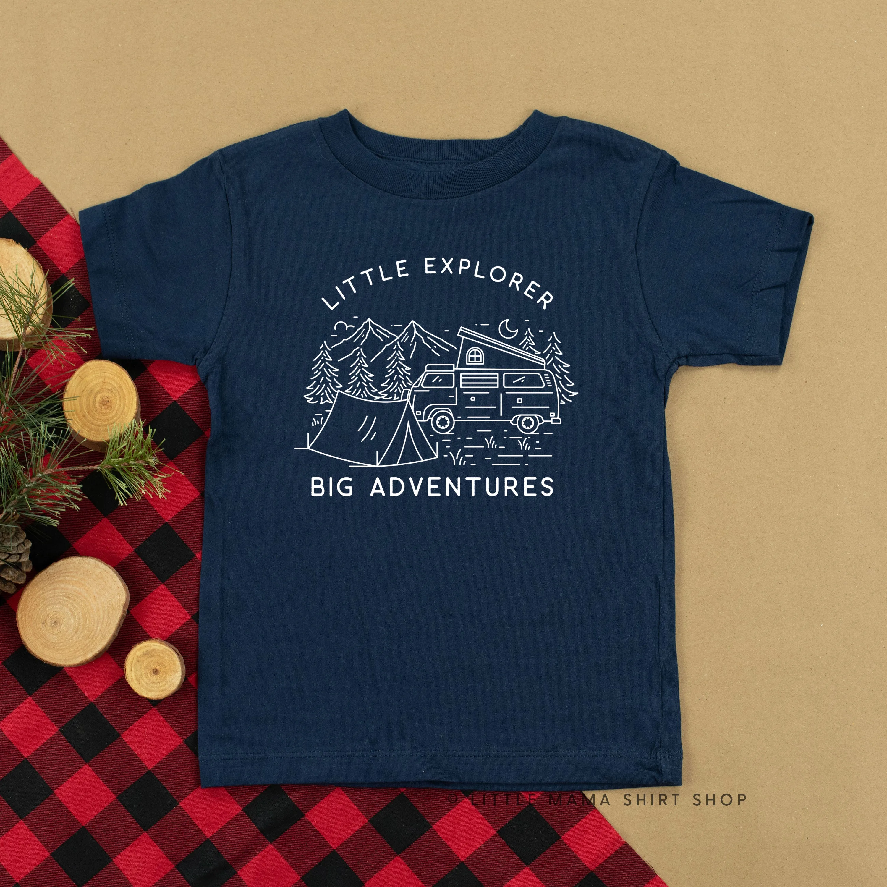 LITTLE EXPLORER BIG ADVENTURES - Short Sleeve Child Shirt