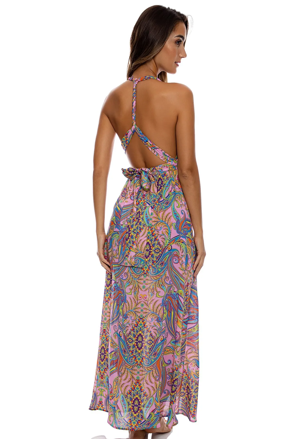 PINKIN' ABOUT YOU - Convertible Maxi Dress • Multicolor