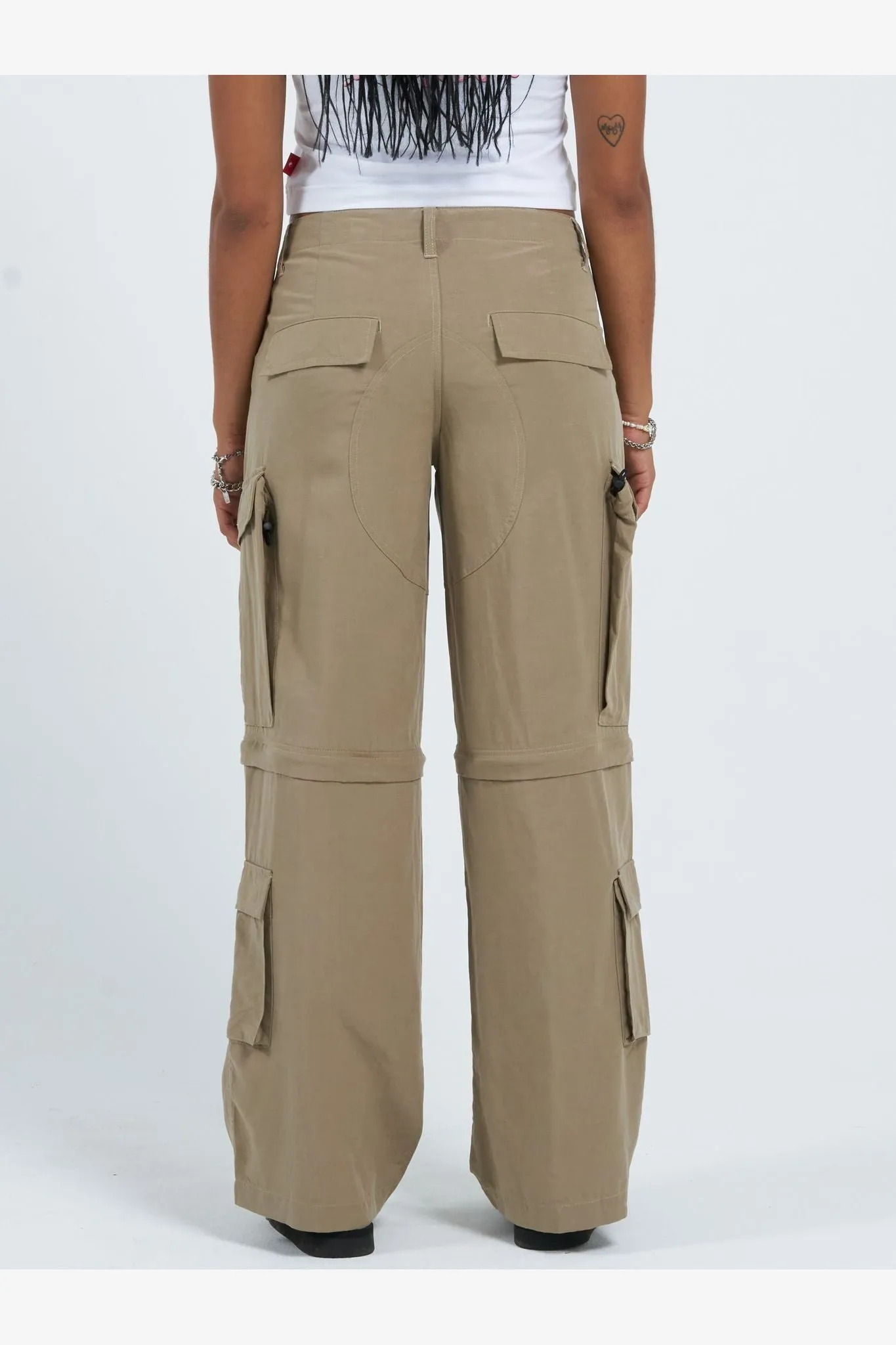 RECREATION ZIP OFF CARGO PANT - SANDY TAUPE