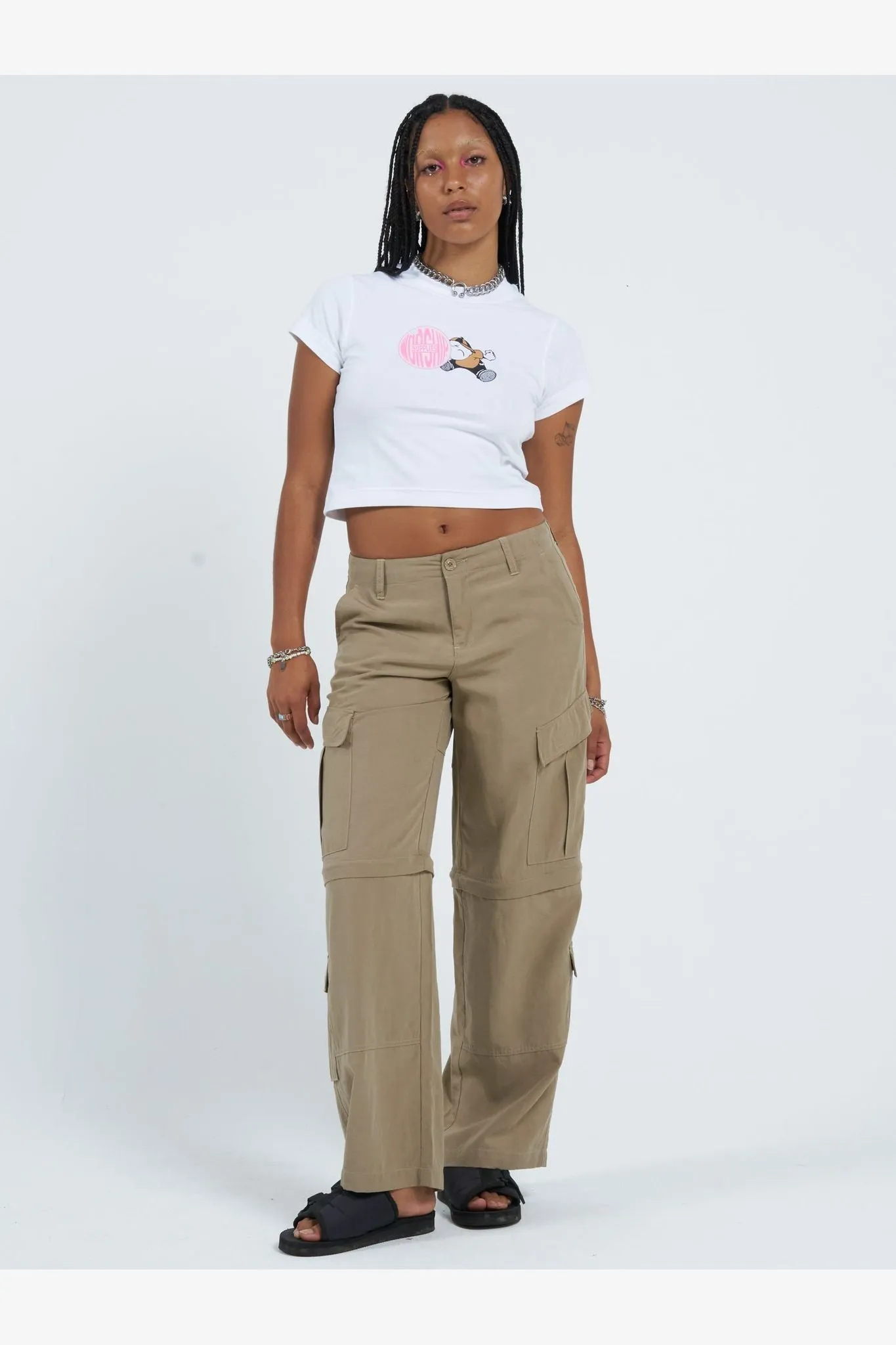 RECREATION ZIP OFF CARGO PANT - SANDY TAUPE