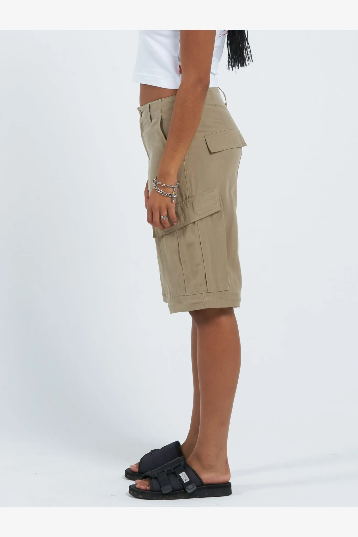 RECREATION ZIP OFF CARGO PANT - SANDY TAUPE