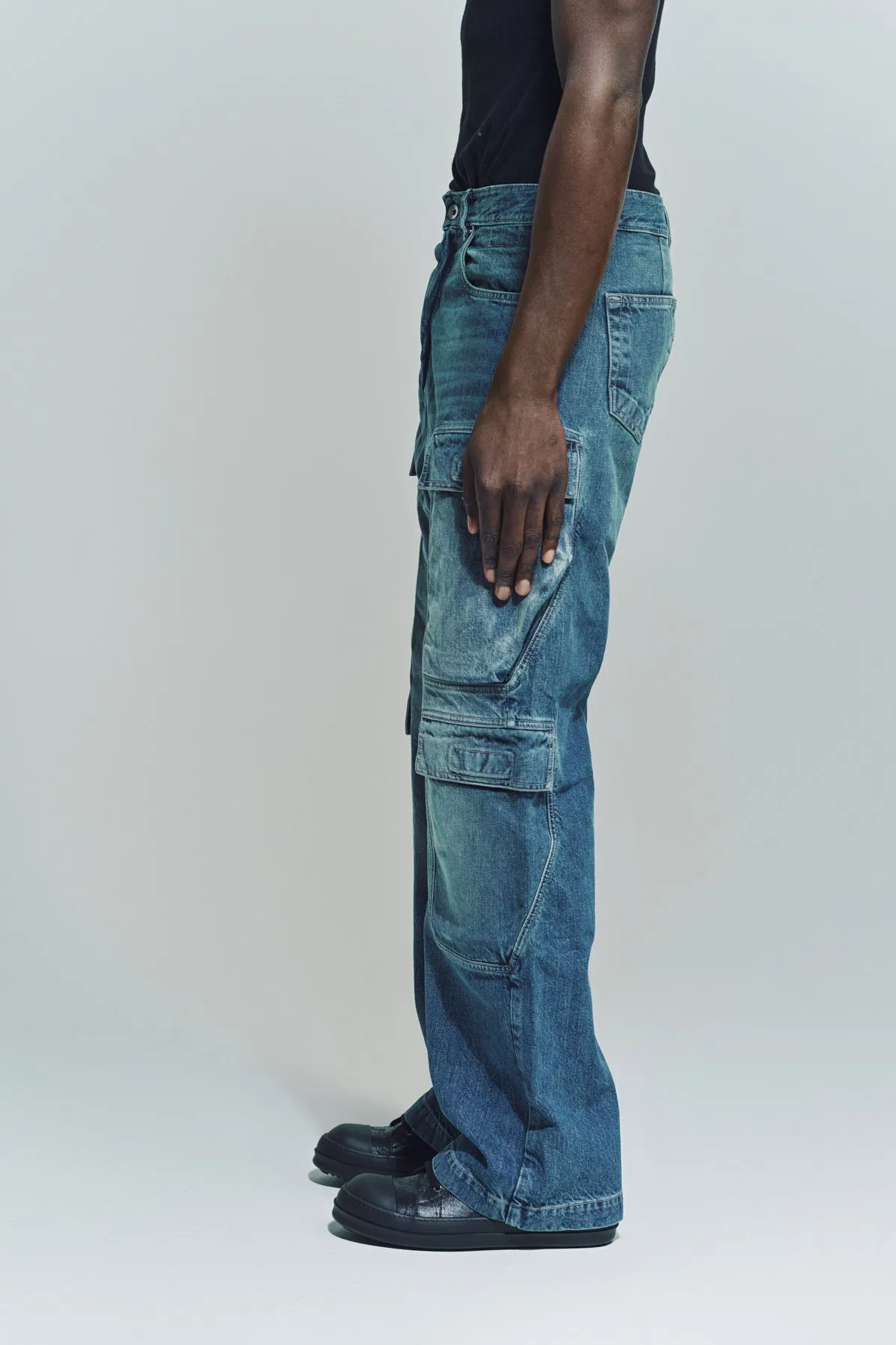 RICK OWENS DRKSHDW | DOUBLE CARGO JEANS