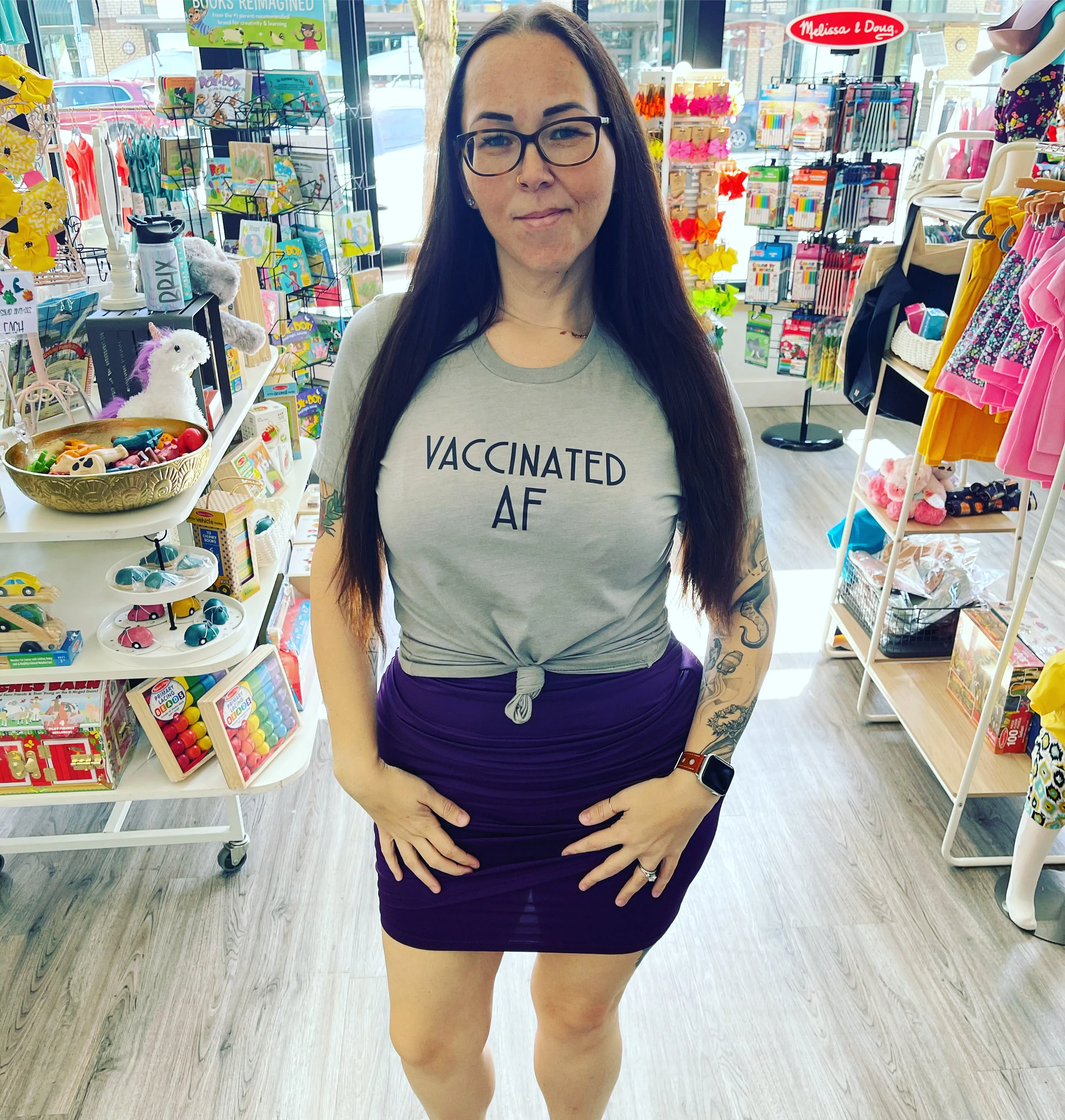 Vaccinated AF Adult tee or tank