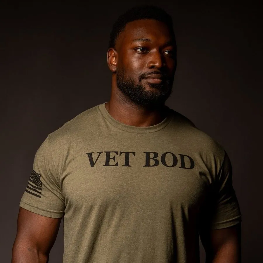Vet Bod T-Shirt - Military Green