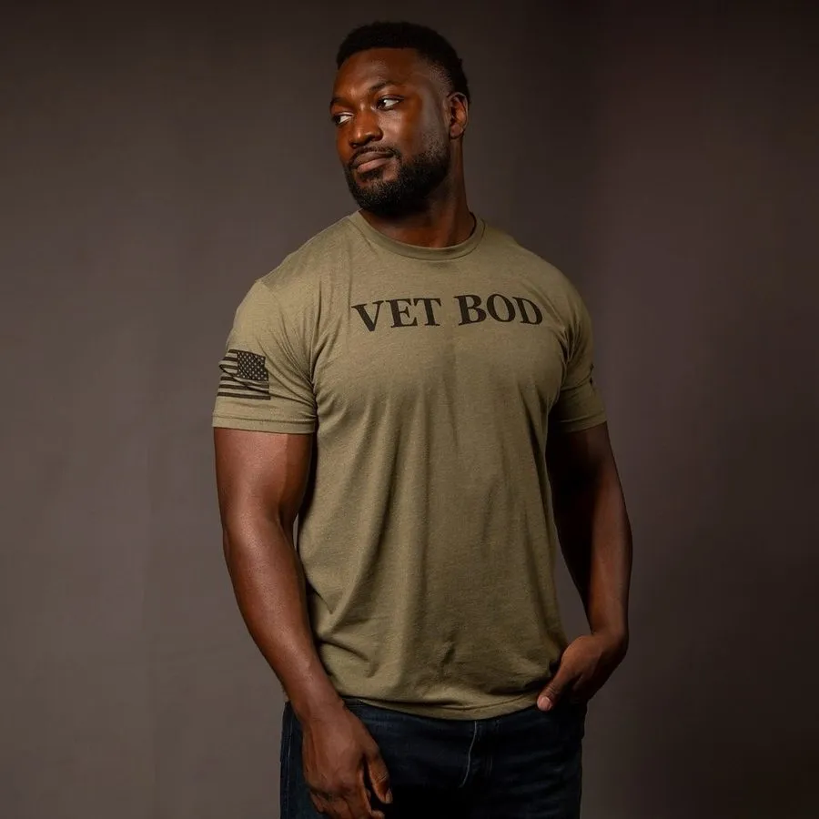Vet Bod T-Shirt - Military Green